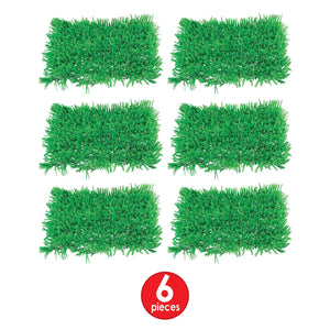 Bulk Easter Party Green Tissue Grass Mats (Case of 24) by Beistle