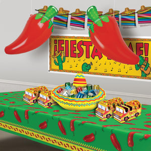 Party Supplies - Chili Pepper Tablecover (Case of 12)