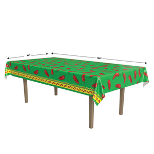 Party Supplies - Chili Pepper Tablecover (Case of 12)