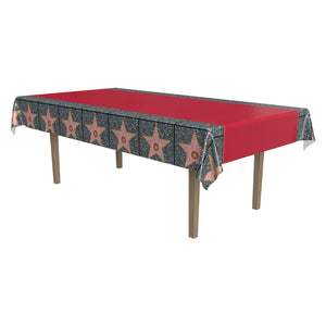 Red Carpet Star Party Tablecover - Bulk 12 Pack