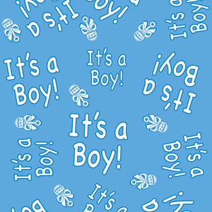 Bulk It's A Boy! Tablecover (Case of 12) by Beistle