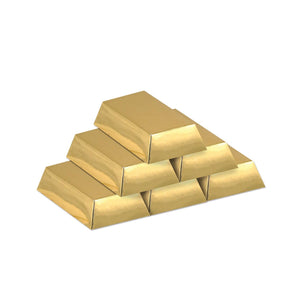 Foil Gold Bar Party Favor Boxes - Bulk/144 Favor Boxes