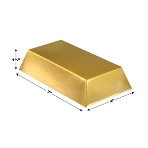 Western Party Supplies - Plastic Gold Bar Decorations