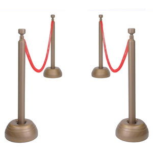 Red Rope Stanchion Party Set