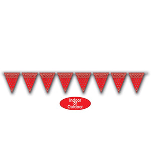 Bulk Bandana Pennant Banner (Case of 12) by Beistle