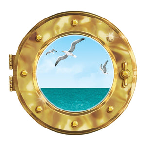 Cruise Ship Porthole Party Peel 'N Place Clings - Bulk/12 Clings