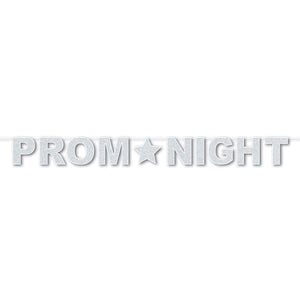 Glittered Prom Night Party Streamer - Bulk 12 Pack