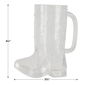 Plastic Cowboy Boot Cup