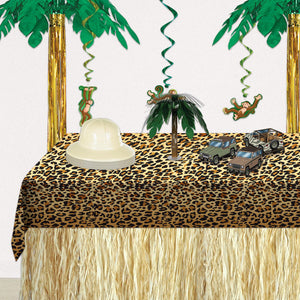 Bulk Leopard Print Tablecover (Case of 12) by Beistle