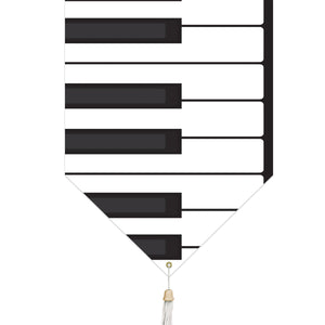 Printed Piano Keyboard Table Runner