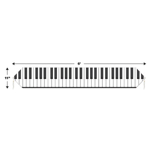 Printed Piano Keyboard Table Runner