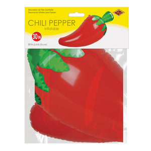 Beistle Inflatable Chili Pepper (Pack of 6) - Cinco de Mayo and Fiesta Party Supplies