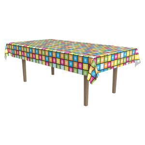 Disco Party Tablecover - Bulk 12 Pack