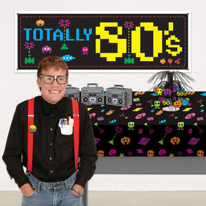 Bulk 80's Tablecover (Case of 12) by Beistle