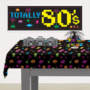 Bulk 80's Tablecover (Case of 12) by Beistle