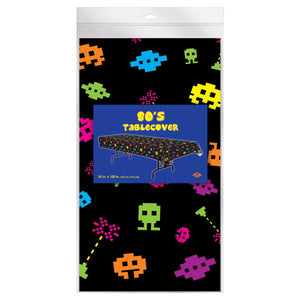 Bulk 80's Tablecover (Case of 12) by Beistle