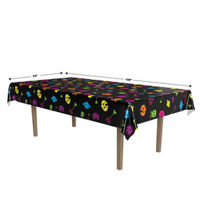 Bulk 80's Tablecover (Case of 12) by Beistle