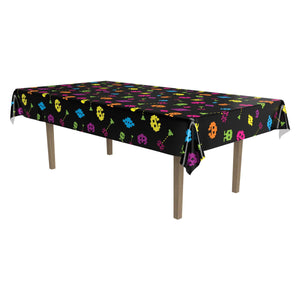 80's Party Tablecover - Bulk 12 Pack