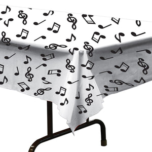 Bulk Musical Notes Tablecover (Case of 12) by Beistle