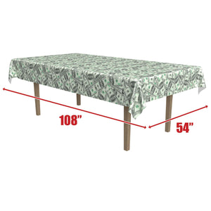 Bulk Big Bucks Tablecover (Case of 12) by Beistle