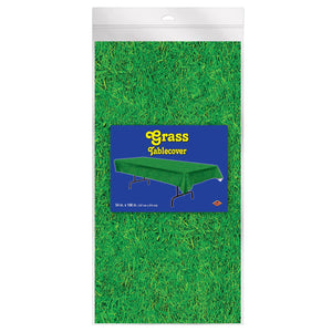 Bulk Grass Tablecover (Case of 12) by Beistle