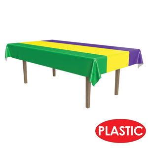 Party Supplies - Mardi Gras Tablecover (Case of 12)