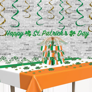 Bulk International Theme Party Irish Tablecover (Case of 12) by Beistle