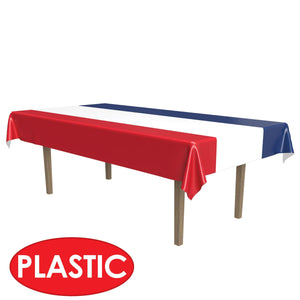 Patriotic Tablecover - red, white, blue 