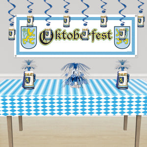 Bulk Oktoberfest Tablecover 54'' x 108'' (Case of 12) by Beistle