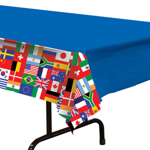 Bulk International Flag Tablecover (Case of 12) by Beistle