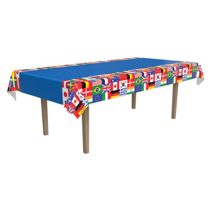 Bulk International Flag Tablecover (Case of 12) by Beistle