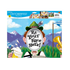 Beistle Bulk Oktoberfest Photo Prop - 6 Pack