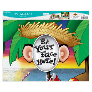 Beistle Bulk Luau Monkey Photo Prop - 6 Pack