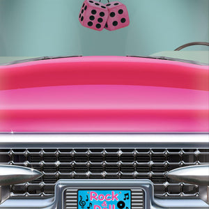 Party Supplies - Rock and Roll Party Pink Convertible Photo Prop (Case of 6)