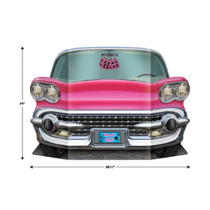 Party Supplies - Rock and Roll Party Pink Convertible Photo Prop (Case of 6)