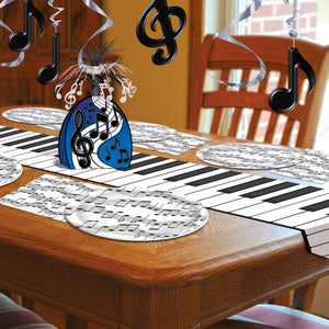 Musical Note Plates - Rock and Roll Party Theme