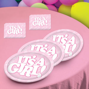 It's A Girl! Plates