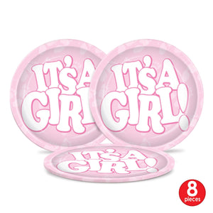 It's A Girl! Plates