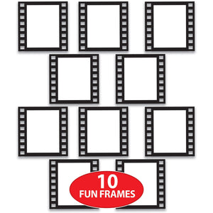 Filmstrip Photo Fun Frames, party supplies, decorations, The Beistle Company, Awards Night, Bulk, Awards Night Party Theme