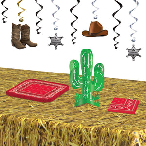 Bandana Plates - Western Party Decorations