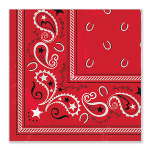 Bandana Luncheon Napkins - Western Party Decorations