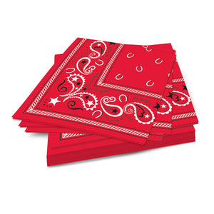 Bandana Luncheon Napkins - Western Party Decorations