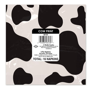 Cow Print Luncheon Napkins