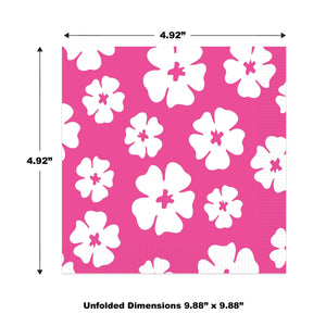 Hibiscus Beverage Napkins