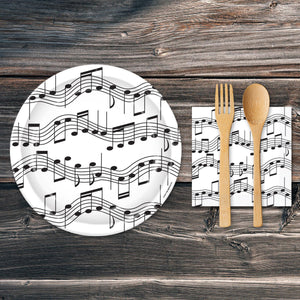 Musical Notes Beverage Napkins