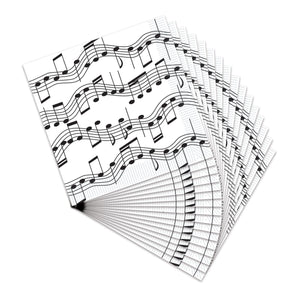 Musical Notes Beverage Napkins