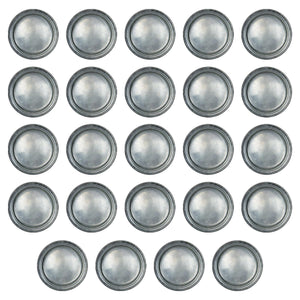 Bulk Pewter Paper Plates (Case of 96) by Beistle