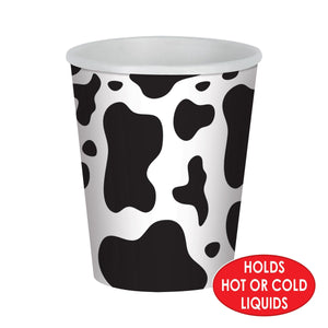 Cow Print Beverage Cups