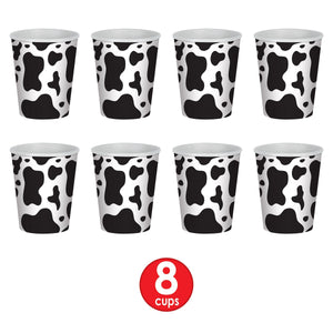 Cow Print Beverage Cups