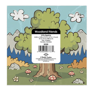 Bulk Woodland Friends Luncheon Napkins (Case of 192) by Beistle